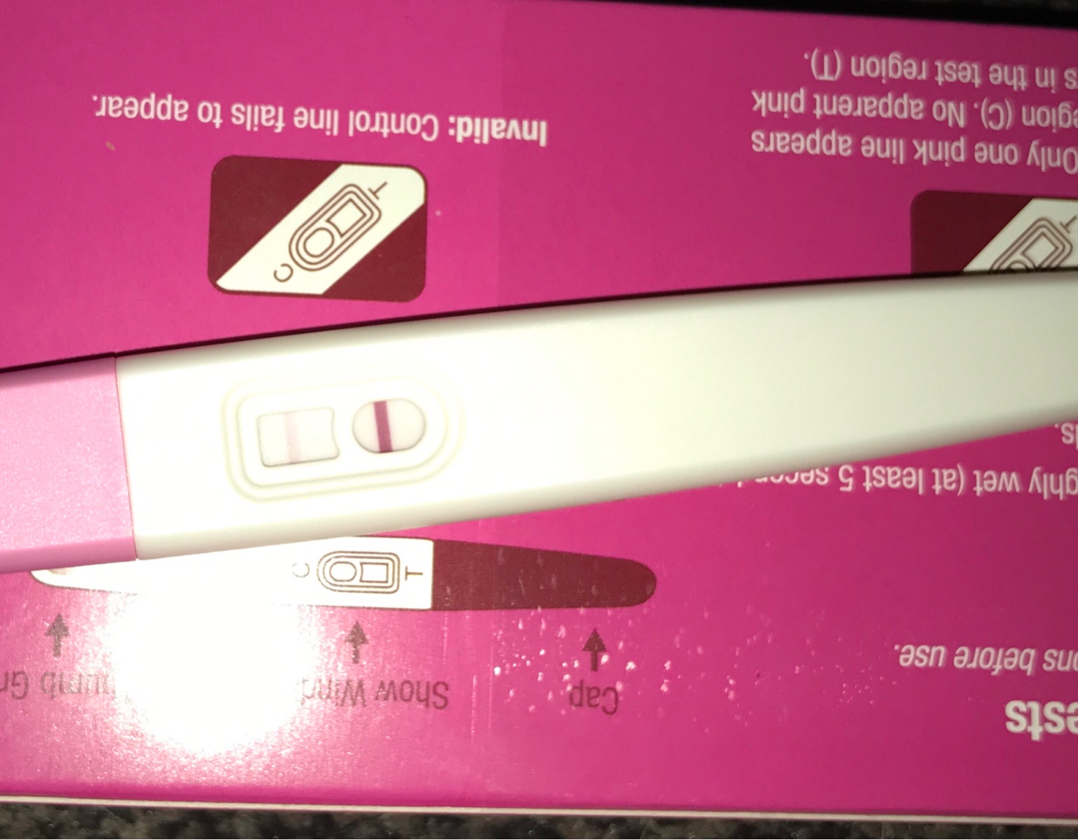 Morning pregnancy test!!