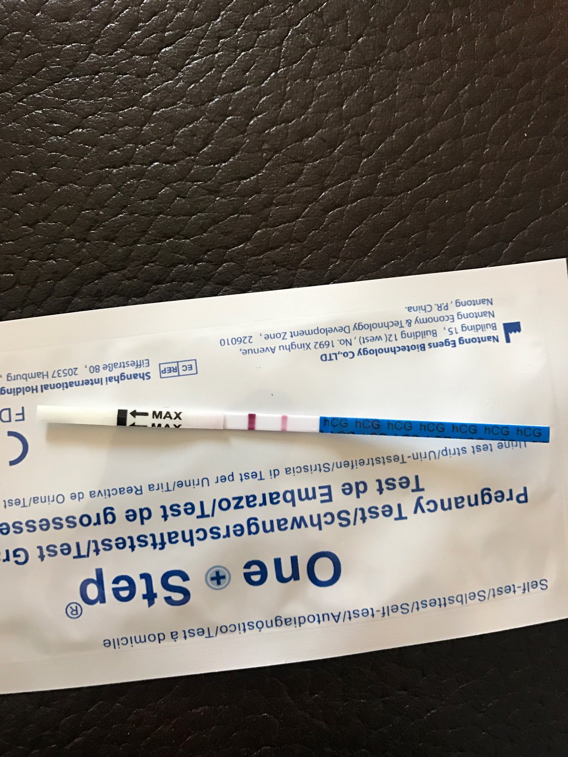 Confused over a pregnancy test