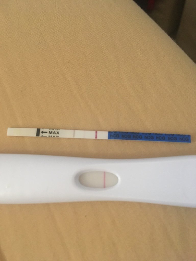 Showing a faint BFP on strips but BFN on FRER?